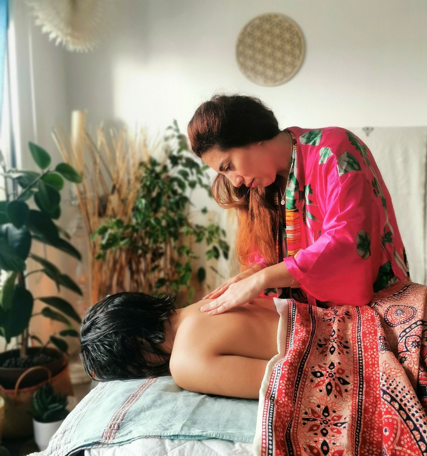 Séance d'hypnomassage
